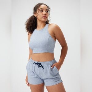 Outdoor Voices Athena High Neck Racerback Sports Bra